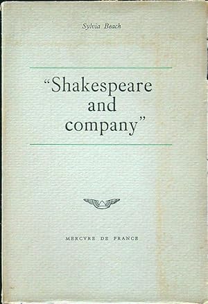 Seller image for Shakespeare and company for sale by Librodifaccia