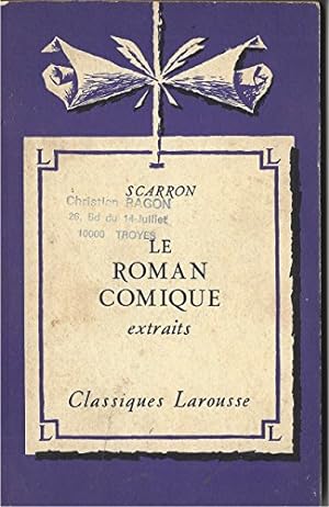 Image du vendeur pour Le Roman Comique extraits mis en vente par Redux Books