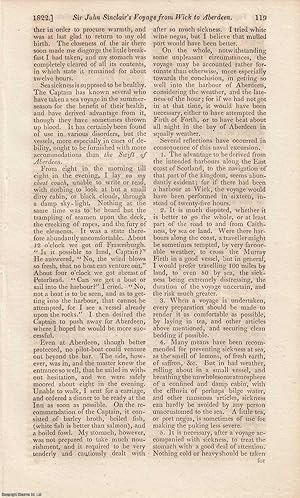 Sir John Sinclair's Voyage from Wick to Aberdeen. An original article from the Gentleman's Magazi...