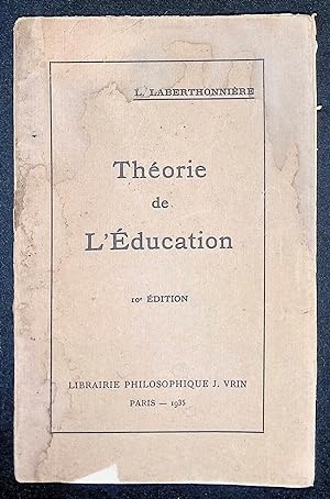 Image du vendeur pour Théorie de l'Education mis en vente par LibrairieLaLettre2