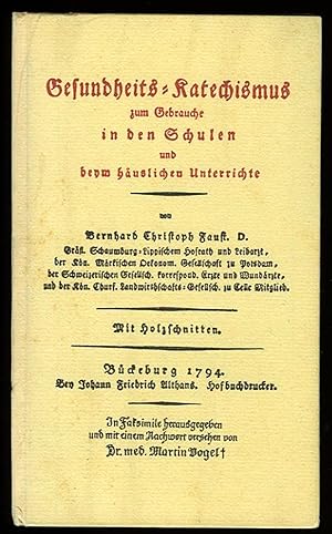 Bild des Verkufers fr Gesundheits-Katechismus zum Gebrauche in den Schulen und beym huslichen Unterrichte zum Verkauf von Emile Kerssemakers ILAB