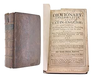 A Dictionary, English-Latin and Latin-English Tenth Edition Corrected