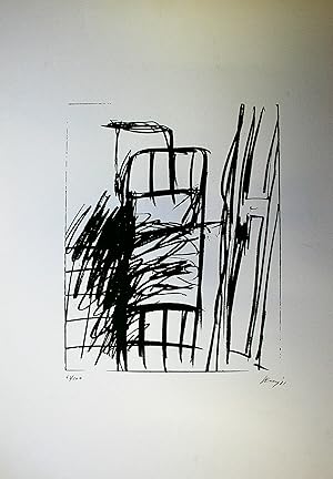 SERGIO EMERY: Original lithograph, 63/100 edition signed by the artist - 50 x 70 cm LITHOGRAPH