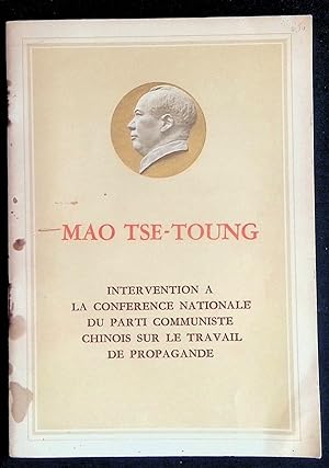Imagen del vendedor de Intervention  la confrence nationale du Parti Communiste chinois sur le travail de propagande (12 mars 1957) a la venta por LibrairieLaLettre2