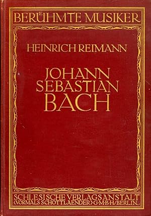 Bild des Verkufers fr Johann Sebastian Bach. Nach dem Tode des Verfassers durchgesehen und ergnzt von Bruno Schrader. zum Verkauf von Emile Kerssemakers ILAB