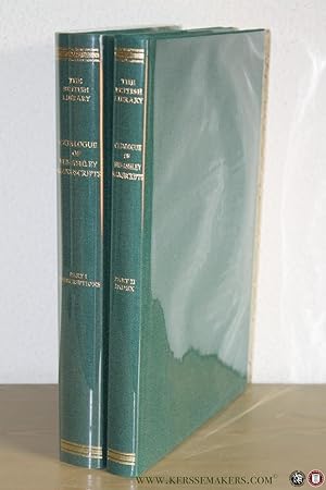 Imagen del vendedor de The British Library Catalogue of the Ashley Manuscripts. 2 Volumes. a la venta por Emile Kerssemakers ILAB