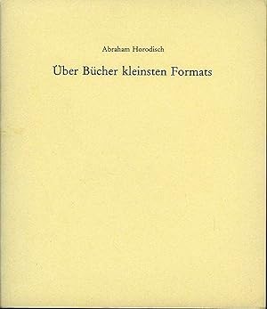 Seller image for ber Bcher kleinsten Formats. for sale by Emile Kerssemakers ILAB