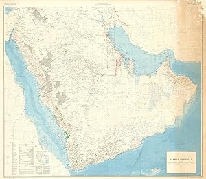 Bild des Verkufers fr [United States Geological Survey of the Kingdom of Saudi Arabia]. Arabian Peninsula. Map I-270 B-2. zum Verkauf von Antiquariat INLIBRIS Gilhofer Nfg. GmbH