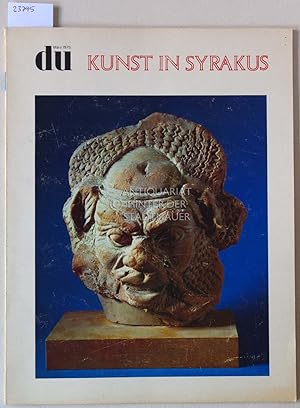 du. Kulturelle Monatsschrift, März 1975. Kunst in Syrakus.