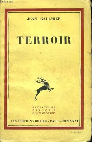 Bild des Verkufers fr Terroir zum Verkauf von Le-Livre