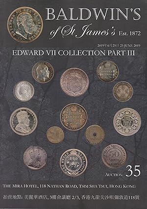 Seller image for Baldwin's of St James's Auction 35, Edward VII Collection Part III, 25 June 2019 for sale by Robinson Street Books, IOBA