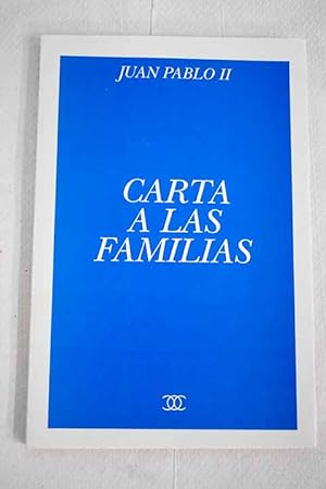 Imagen del vendedor de Carta a las familias a la venta por Alcaná Libros