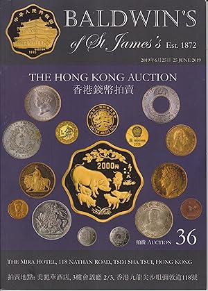 Seller image for Baldwin's of St James's Auction 37, The Jong Kong Auction, 25 June 2019 for sale by Robinson Street Books, IOBA