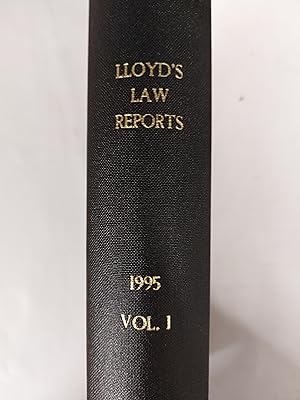 Bild des Verkufers fr Lloyd's Law Reports 1995 Volume 1 zum Verkauf von Cambridge Rare Books