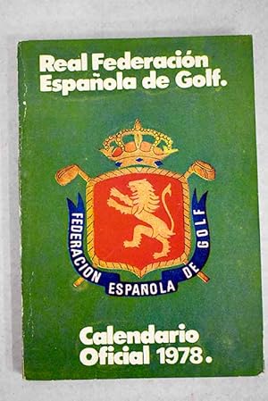 Imagen del vendedor de Real federacin Espaola de Golf a la venta por Alcan Libros