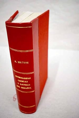 Imagen del vendedor de Etimologas griegas del espaol a la venta por Alcan Libros