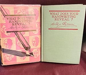 Seller image for What Does Your Handwriting Reveal? for sale by Henry E. Lehrich