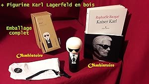 Seller image for kaiser Karl ------------- + 1 Figurine Karl Lagerfeld sur bois peint for sale by Okmhistoire