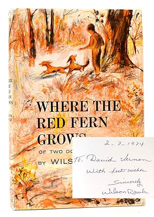 Where Red Fern Grows By Wilson Rawls First Edition Signed Abebooks Where Red Fern Grows By Wilson Rawls First Edition Signed Abebooks