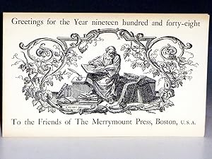 Greeting for the Year Nineteen Hundred and Forty-Eight; By the Friends of the Merrymout Press, Bo...