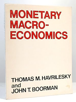 Seller image for MONETARY MACROECONOMICS for sale by Rare Book Cellar