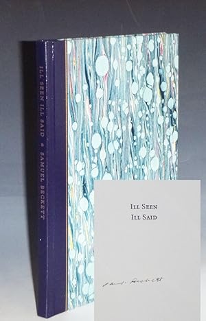 Ill Seen, Ill Said (signed By the Author on the Half-Title page)