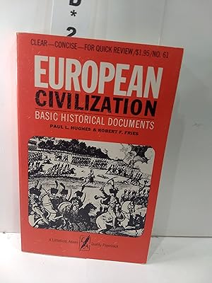 Imagen del vendedor de European Civilization: Basic Historical Documents a la venta por Fleur Fine Books