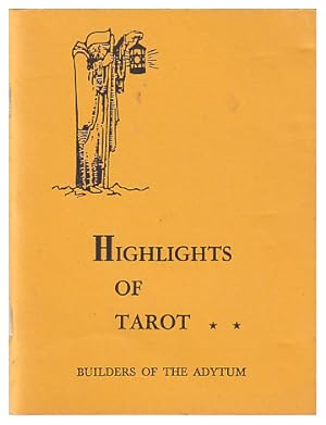 Seller image for Highlights of Tarot Booklet for sale by Arundel Books