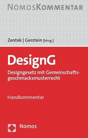 Seller image for Designg : Designgesetz Mit Gemeinschaftsgeschmacksmusterrecht -Language: German for sale by GreatBookPricesUK