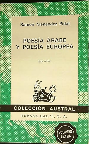Bild des Verkufers fr Poesia arabe y poesia europea zum Verkauf von Librodifaccia