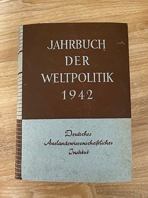 Bild des Verkufers fr Jahrbuch der Weltpolitik 1942. zum Verkauf von PlanetderBuecher