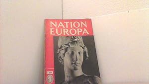 Bild des Verkufers fr Nation Europa. IV. Jahrgang 1954, Heft 1. zum Verkauf von Antiquariat Uwe Berg