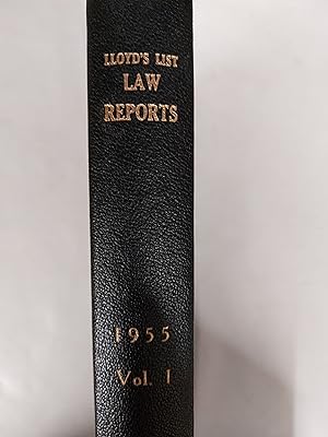 Image du vendeur pour Lloyd's List Law Reports 1955 Volume 1 mis en vente par Cambridge Rare Books