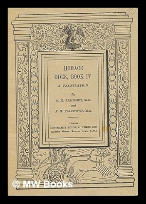 Seller image for Horace : the Odes, book IV for sale by MW Books Ltd.