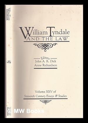 Image du vendeur pour William Tyndale and the law mis en vente par MW Books Ltd.