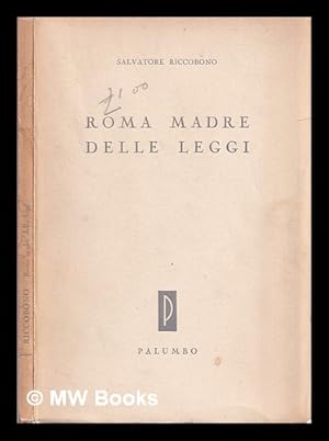 Imagen del vendedor de Roma madre delle leggi a la venta por MW Books Ltd.