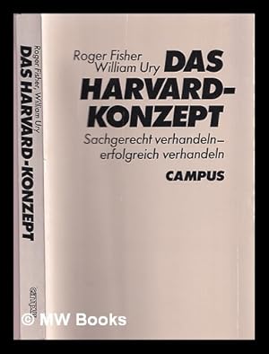 Seller image for Das Harvard-Konzept : sachgerecht verhandeln - erfolgreich verhandeln for sale by MW Books Ltd.