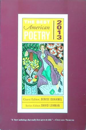 Bild des Verkufers fr The Best American Poetry 2013 zum Verkauf von Librodifaccia