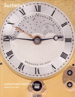 Important watches. Auction catalogue
