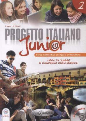 Bild des Verkufers fr Marin, T: Progetto Italiano Junior 2 Podrecznik + CD zum Verkauf von moluna