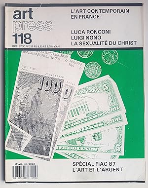 Immagine del venditore per Art press 118   OCTOBRE 1987 venduto da castlebooksbcn