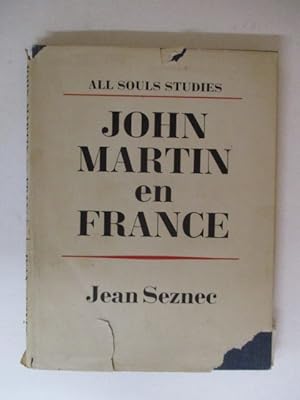 Seller image for John Martin En France for sale by GREENSLEEVES BOOKS