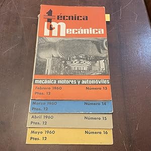 Imagen del vendedor de Tcnica mecnica n 13 al 16. Mecnica, motores y automviles a la venta por Kavka Libros