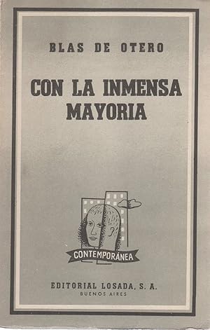 Bild des Verkufers fr Con la inmensa mayora . zum Verkauf von Librera Astarloa