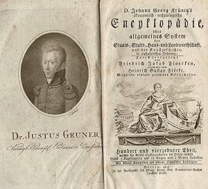D. Johann Georg Krünitz's ökonomisch-technologischer Encyklopädie, oder allgemeinem Systeme der S...