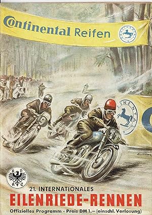 21. internationales Eilenriede-Rennen. Endlauf zur deutschen Motorrad-Meisterschaft 5. September ...