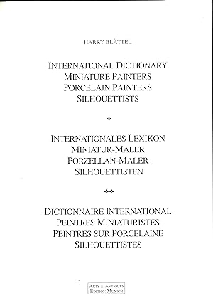 Internationales Lexikon der Miniaturmaler, Porzellanmaler, Silhouettisten (1992)