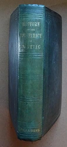 Seller image for History of the Conspiracy of Pontiac, and the war of the North American Tribes. First Edition, 1851 for sale by SRG Antiquarian