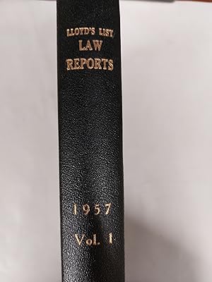 Image du vendeur pour Lloyd's List Law Reports 1957 Volume 1 mis en vente par Cambridge Rare Books