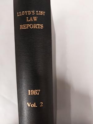 Seller image for Lloyd's List Law Reports 1967 Volume 2 for sale by Cambridge Rare Books